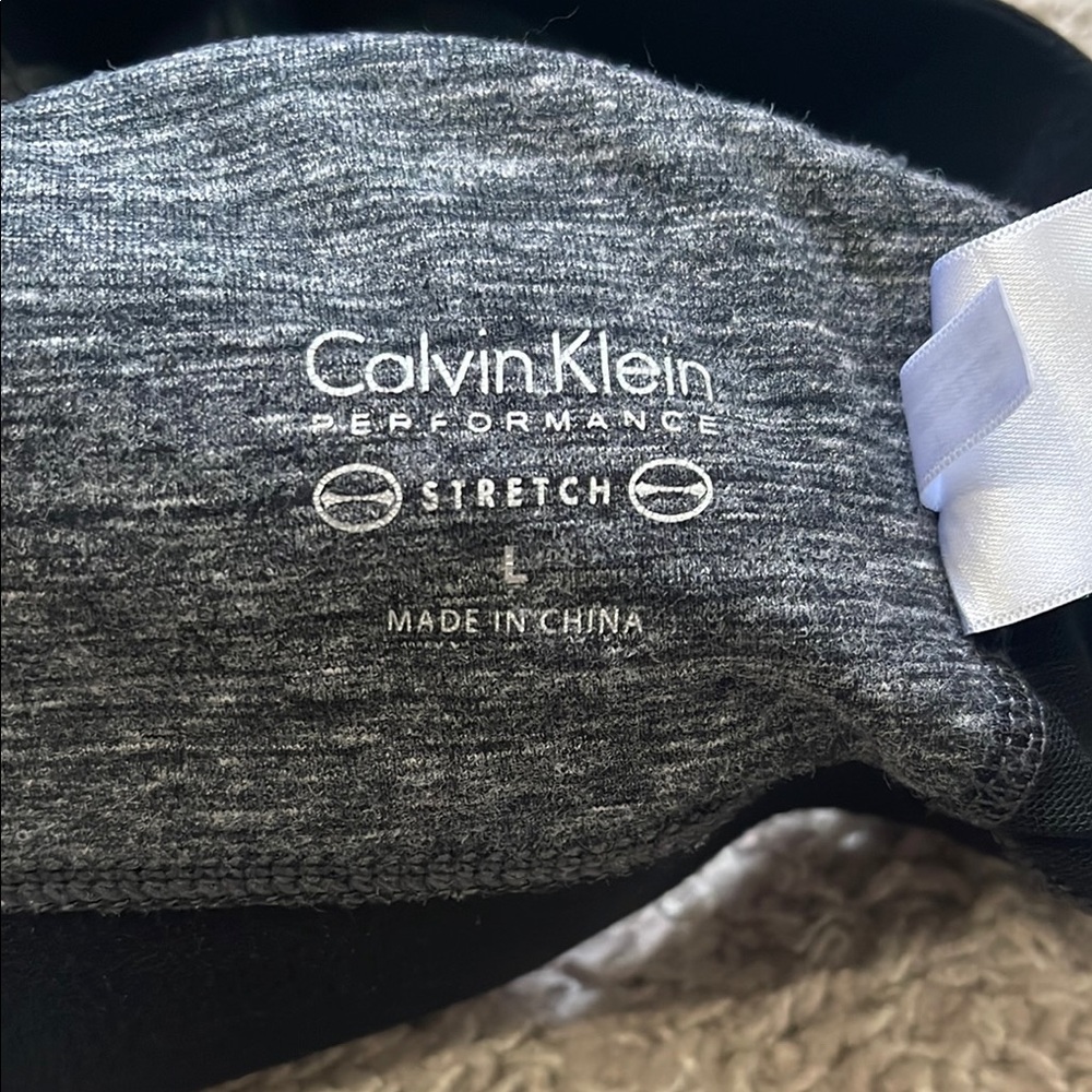 Calvin Klein Charcoal Sleeveless Bra Top - Picture 3 of 7